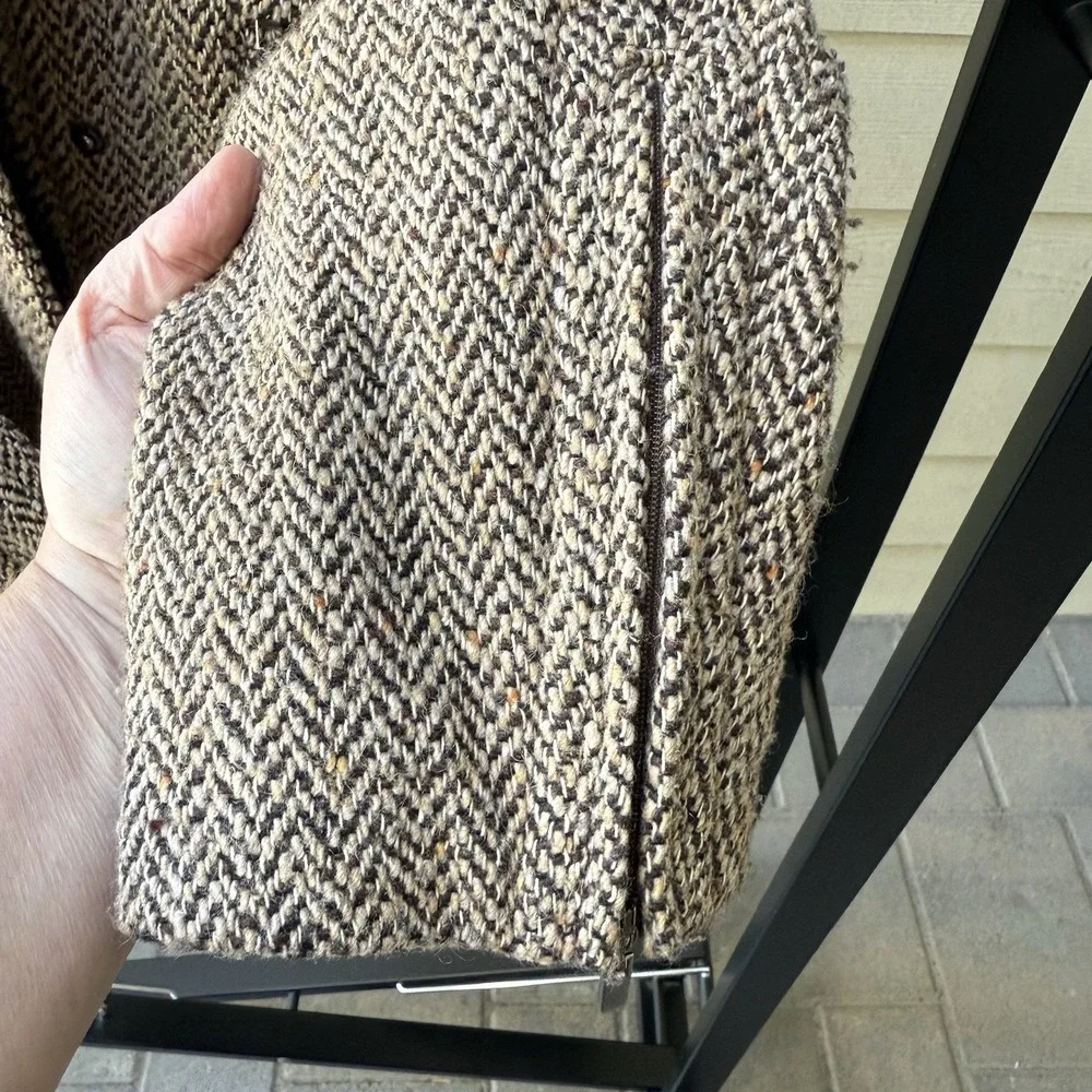Laundry By Shelli Segal Tan‎ Belted Wool Coat